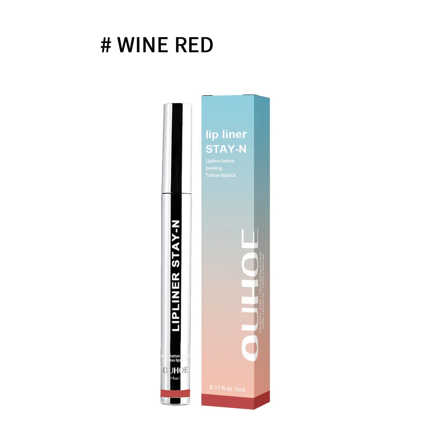 Smear-proof Peeling Lip Liner for Plump Lip Color