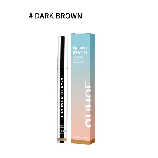 Smear-proof Peeling Lip Liner for Plump Lip Color